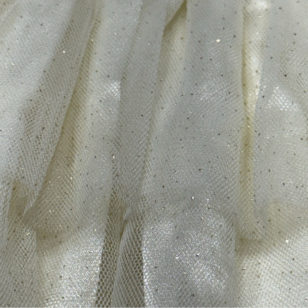 Cream/Ivory Girls Formal Dress - Size 3T - Lace - Tulle - Glitter - Picture 9 of 10